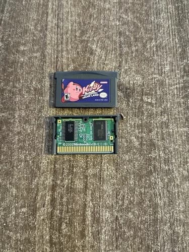 Kirby Nightmare in Dream Land Nintendo Game Boy Advance GBA Tested Authentic