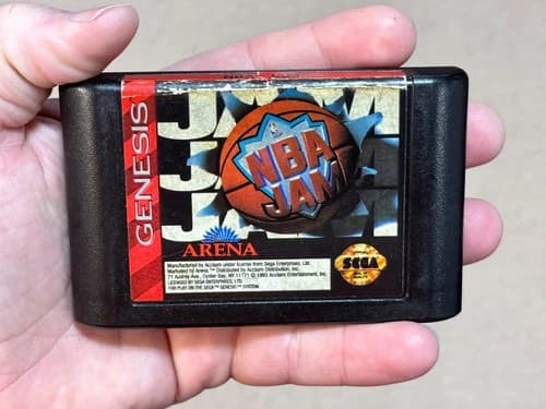 NBA Jam - Authentic (Sega Genesis) Game Cartridge - Tested