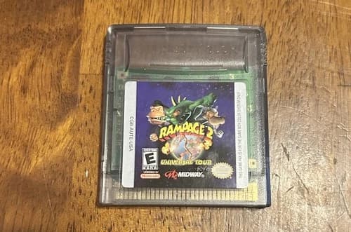 Rampage 2: Universal Tour Nintendo Game Boy Color Cartridge Only