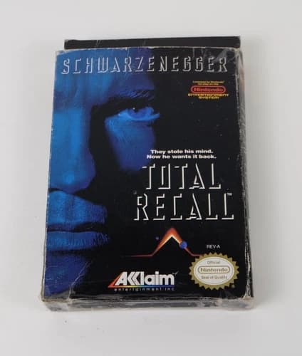 Total Recall (1990) Nintendo NES Game CIB Arnold Schwarzenegger