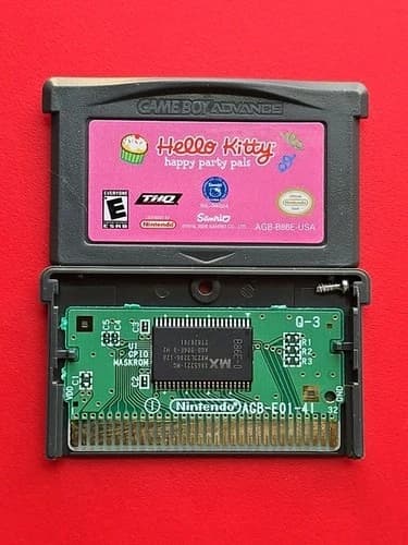 GBA Hello Kitty: Happy Party Pals Game Boy Advance Nintendo GBA Authentic Tested