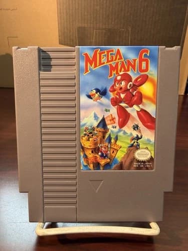 Mega Man 6 (Nintendo Entertainment System, 1994) Authentic, Tested & Working