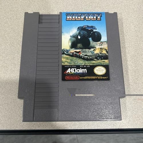Bigfoot (Nintendo Entertainment System, NES) Working Beautiful Condition