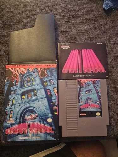 Ghoul School (Nintendo Entertainment System, 1992) NES CIB Rare