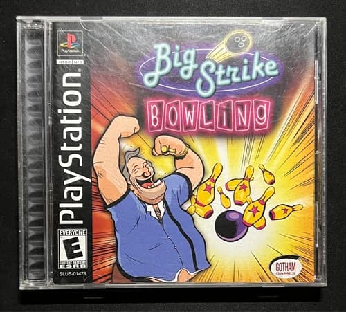 Big Strike Bowling Sony Playstation 1 PS1 Complete Cib