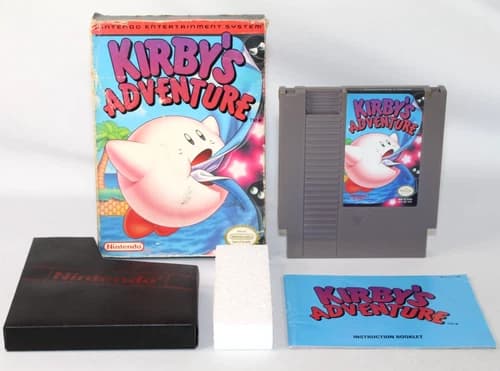 Kirby's Adventure NES Nintendo Complete CIB! Authentic & Tested! Rare!