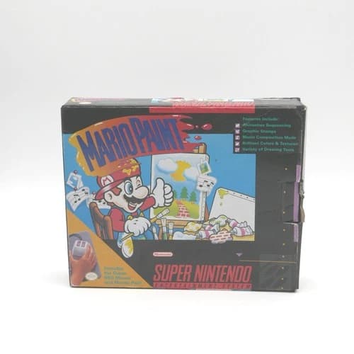 Mario Paint - CIB - Good Condition - Tested & Working - SNES