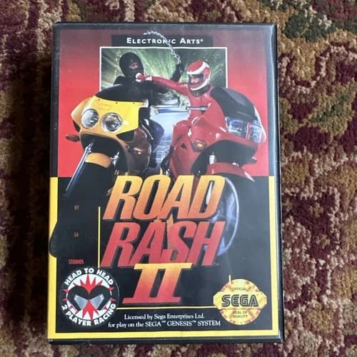 Road Rash II (2) - Sega Genesis, 1992 - CIB