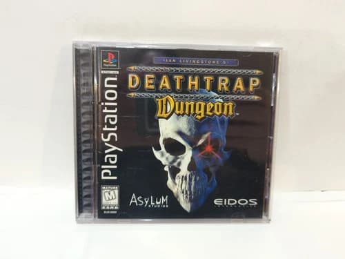 Deathtrap Dungeon (Sony PlayStation 1, PS1, 1998) Complete, and tested.