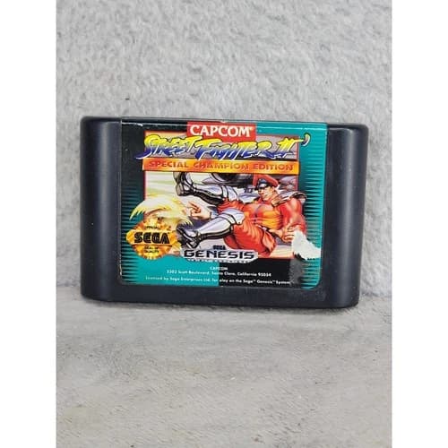 Street Fighter II Special Champion Edition Sega Genesis Capcom Fighting 1993