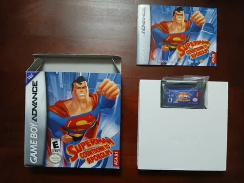 Superman: Countdown to Apokolips (Nintendo Game Boy Advance, 2003) GBA Complete