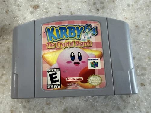 KIRBY 64 THE CRYSTAL SHARDS Nintendo N 64 N64 System VIDEO GAME CARTRIDGE NES HQ