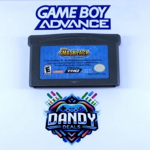 Sega Smash Pack GBA Authentic, Tested - GameBoy Advance