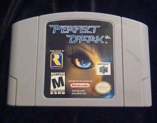 Perfect Dark (Nintendo 64 system) AUTHENTIC USA N64 Game - Tested