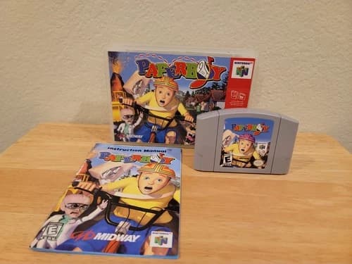 Paperboy (Nintendo 64, 1999) N64 Tested Complete With Hardcase And Manual