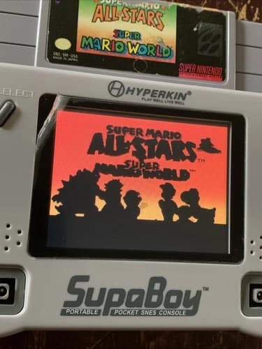 Super Mario All-Stars - Super Mario World Original Super Nintendo Video Game