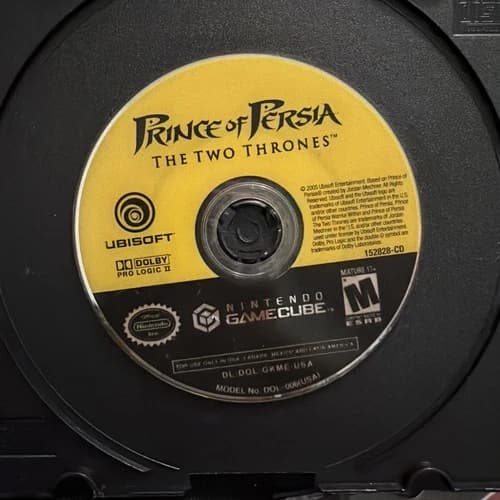 Prince of Persia: The Two Thrones Nintendo Gamecube Disc Only Tested WORKING!