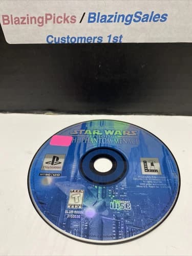Star Wars: Episode I The Phantom Menace Sony PlayStation 1 Game Disc Only PS1