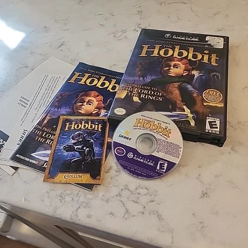 The Hobbit - Nintendo GameCube - With Trading Card Tested & Cleaned CIB