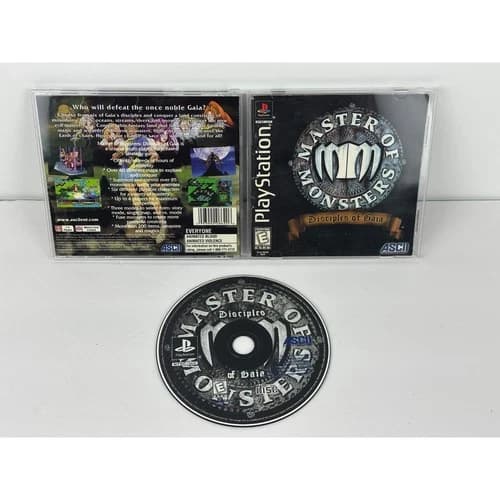 Master of Monsters: Disciples of Gaia PS1 CIB Complete Clean Tested