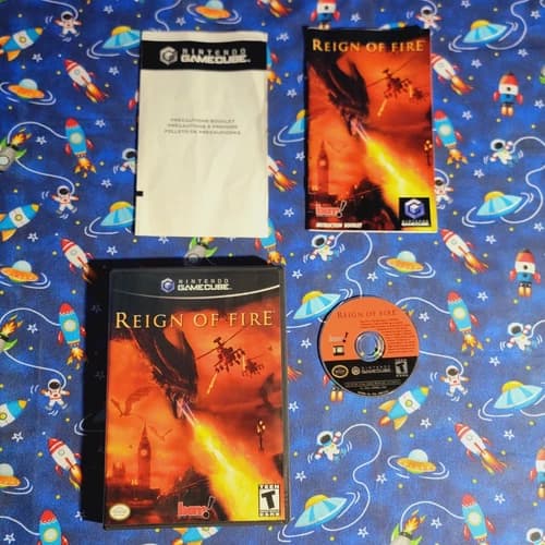 Reign of Fire (Nintendo GameCube, 2002) Complete W/ Registration Card