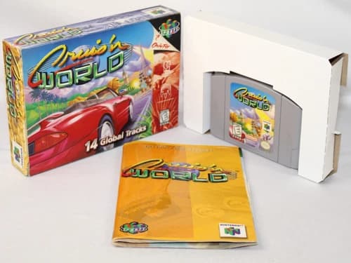 Cruis'n World N64 Nintendo 64 Complete CIB! Authentic! Good Condition! Nice!