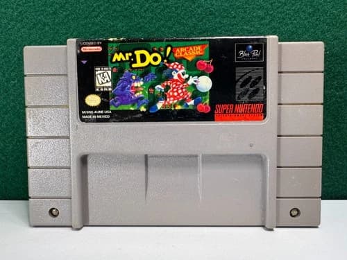 Mr. Do (Super Nintendo SNES, 1996) Authentic. Working.