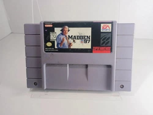 Madden 97 NFL Football Super Nintendo SNES Game Cartridge