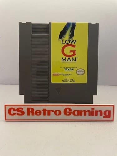 Low G Man (Nintendo NES) Authentic Cleaned Tested Working