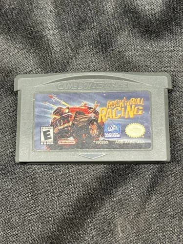 Rock n' Roll Racing Blizzard Classic Arcade Nintendo Game Boy Advance