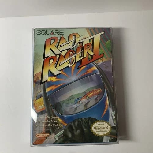 Rad Racer II Nintendo NES CIB Box/maunal/ Inserts