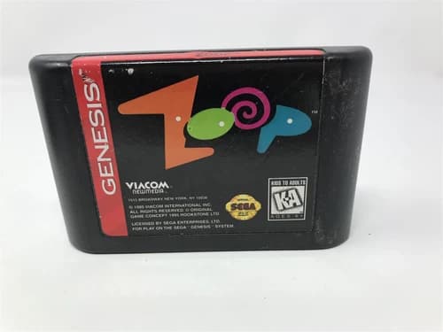 ZOOP - Sega Genesis - Game Cartridge Only