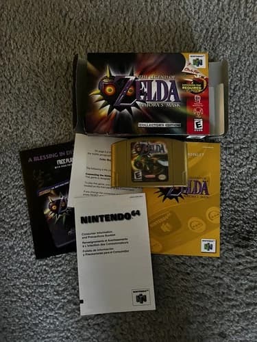 The Legend of Zelda: Majora's Mask Collectors Ed. N64 CIB Tested. Authentic Good