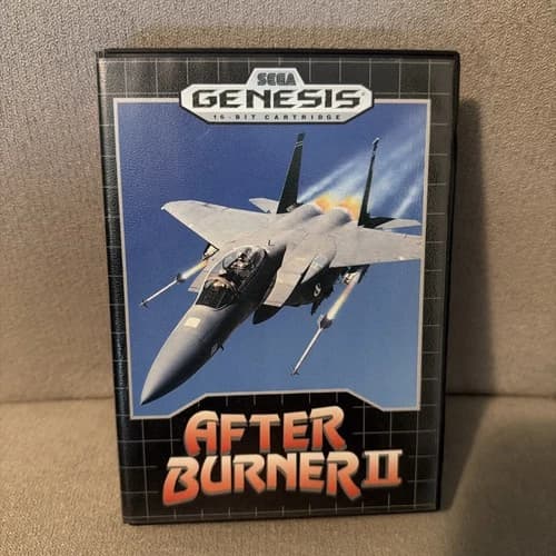 After Burner II (Sega Genesis, 1990) complete in box