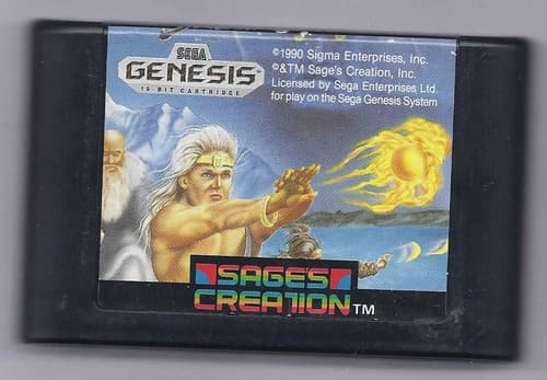 Sega Genesis Shadow Blasters vintage game Cart