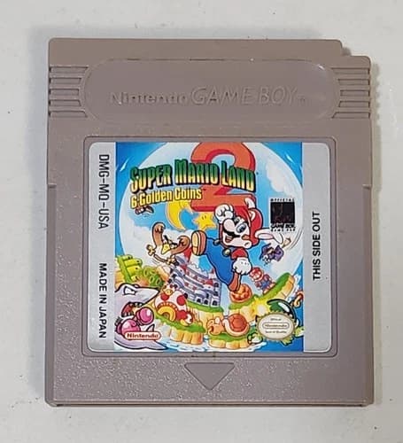 Super Mario Land 2: 6 Golden Coins (Nintendo Gameboy, 1992) Authentic Tested