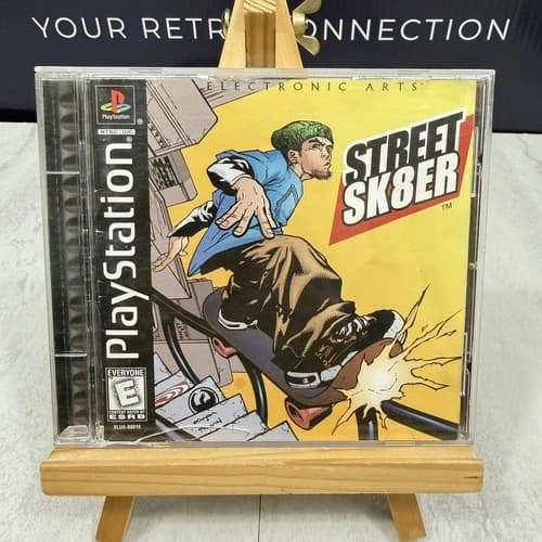 Street Sk8er (Sony PlayStation 1, 1999) PS1 CIB Complete Tested Game w/ Manual