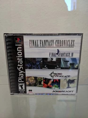 *TESTED* Final Fantasy Chronicles PS1 PlayStation 1 - Black Label