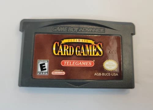 Ultimate Card Games (Nintendo Game Boy Advance, 2004) Cartridge, Authentic