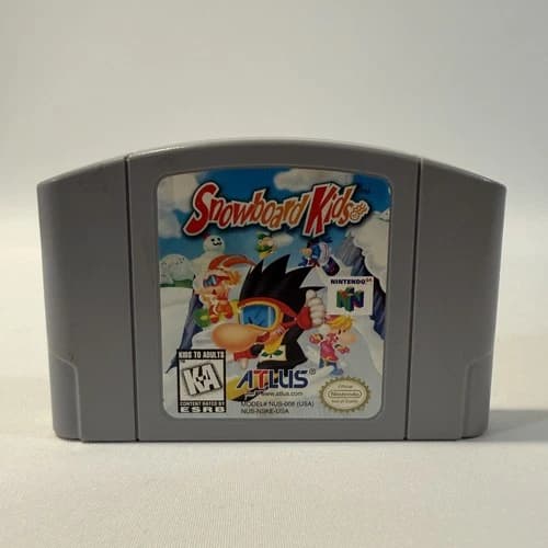 Snowboard Kids N64 Atlus Nintendo 64 Racing Snowboarding Arcade Game Cartridge