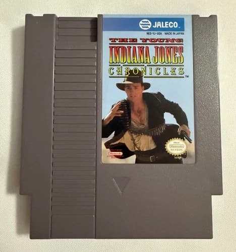 Young Indiana Jones Chronicles Nintendo NES Authentic Clean Tested