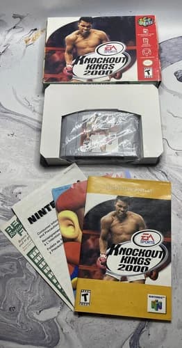 Knockout Kings 2000 (Nintendo 64, 1999) N64 | Complete!