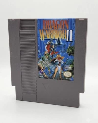 Dragon Warrior II 2 (Nintendo Entertainment System, 1990) NES Cartridge Clean