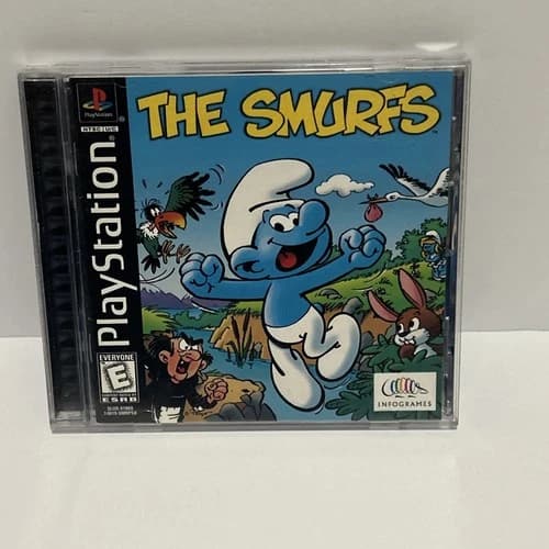 Sony Playstation 1 PS1 The Smurfs CIB Cleaned & Tested