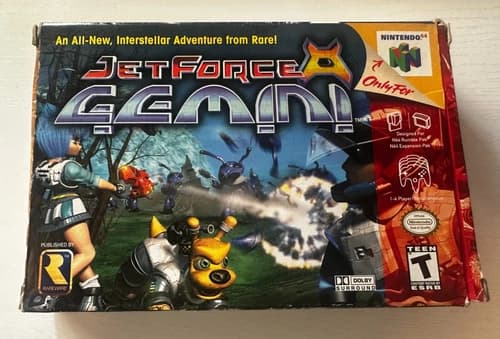 Jet Force Gemini (Nintendo 64, 1999) CIB w/ Manual and Inserts