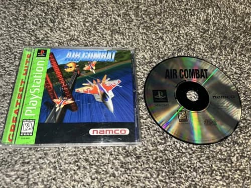 Air Combat PlayStation 1 PS1 Fight Simulator Combat Military Complete 1995 READ