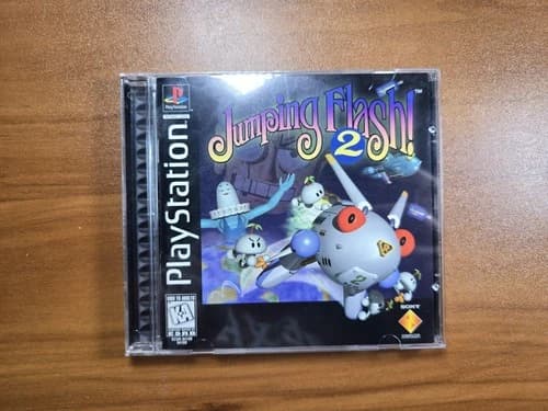 Jumping Flash 2 Video Game (Sony PlayStation 1, 1996) PS1 Complete