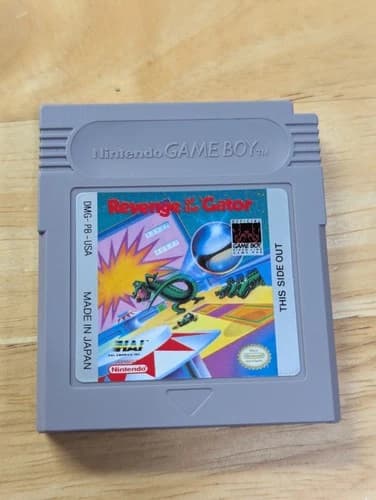Revenge of the 'Gator (Nintendo Game Boy, 1989) Tested Working Nice