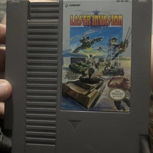Laser Invasion (Nintendo Entertainment System, 1991) NES Video Game Cartridge