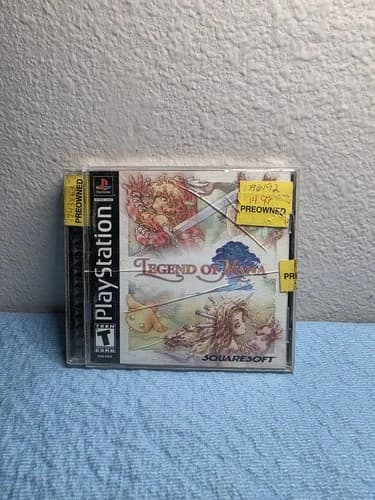 Legend of Mana (Sony PlayStation 1 PS1, 2000) Black Label Complete Tested Works